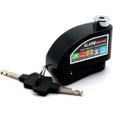 1001 Motosiklet Disk Kilidi Alarmlı Motor Kilidi 110 Db Waterproof Yüksek Kaliteli Siyah