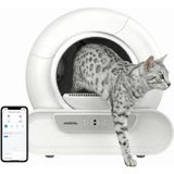 1001 MSP08 Akıllı Otomatik Kedi Tuvaleti, Uzaktan Kontrol, 65LT Hazne, 9lt Çöp Haznesi-Iyonizer Köt