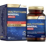 1001 Multivitamin & Mineral Immune | 12 Vitamin + 8 Mineral | Bağışıklık Sistemi ve Enerji Desteği - --