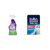 1001 Mutfak Yağ ve Kireç Çözücü Sprey 750 ml ve Finish Bulaşık Makinesi Tuzu (1 x 1500 G) - 0,01 gr