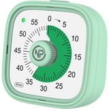 1001 Mutfak,ders,yemek Için 60DK Analog Alarm Zamanlayıcı,pomodoro Öğrenci Motivasyon Saati (Yeşil)