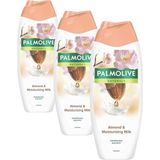 1001 Naturals Badem ve Nemlendirici Süt Duş Jeli 500 ml (3 Paketi) - 1 lt
