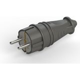 1001 Nead Kauçuk Topraklı Erkek Fiş 4001 | 16A 220-230V | 2p+Topraklı | Sanayi Tipi Dayanıklı Fiş