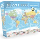 1001 Neverland 1000 Parça Puzzle - World Map-I (Dünya Haritası-I)