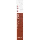 1001 New York Super Stay Matte Ink Likit Mat Ruj - 75 Fighter (Kahverengi)