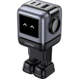 1001 Nexode Rg 65W Robotgan Şarj Cihazı - 3-Port Hızlı Şarj Cihazı USB C Güç Kaynağı MacBook Pr - Ahşap