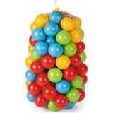1001 Nk Spor 100 Adet Renkli Oyun Havuzu Topu - 7 cm Büyük Çap - Sağlıklı Plastik Fileli Paket - So - secenek - 0,60 x 19 x 29 cm