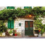 1001 Nova Puzzle 1500 Parça Yeşillikler Içinde Mini Karton Çizim Temalı 68 x 48 cm