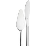 1001 Nuova 2 Parça Pasta Servis Seti, Pasta Bıçağı ve Pasta Spatulası, Cromargan® Yüksek Kaliteli
