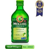 1001 Omega 3 Elmalı 250 Ml; Saf Morina Balığı Yağı, Ifos Onaylı, Dha, Epa, A D E Vitamini. Çocukl