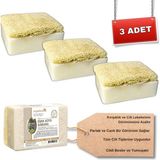 1001 Organicsun Doğal Kabak Lifli Eşek Sütü Sabunu 120 gr x 3 Adet Tüm Cilt Tipleri Için Kırış� - SECENEK