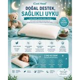 1001 Organik Karabuğday Kabuğu Dolgulu Çocuk Yastığı, Bebek Yastığı, Çocuk Baş Boyun Destek Ya