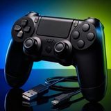 1001 Oyun Kolu, Bluetooth Gamepad, Ps4/ps3/pc/android Tv Uyumlu, Çift Titreşimli, Şarj Edilebilir, Dok