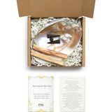 1001 Palo Santo Mini Set - Incili Deniz Kabuğu - Palo Santo Tütsü - Tütsülük - Meditasyon - Poziti - Beyaz - Gold