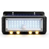 1001 Panter Solar Hareket Sensörlü LED Duvar Lambası 3W 44 Smd Beyaz + 4 Gün Işığı Led, 300 Lüme - secenek