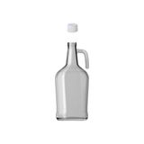 1001 Paşabahçe 3 Litre Kulplu Galon Cam Şişe Yağlık Plastik Kapaklı Şeffaf Yağdanlık - --