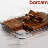 1001 Paşabahçe Dikdörtgen Borcam Tepsi 59004 Cam Rengi