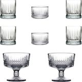 1001 Paşabahçe Elysia 8 Parça Meşrubat Bardağı Çerezlik ve Dondurmalık Kase Set - secenek