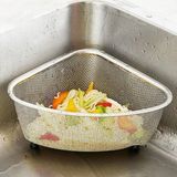 1001 Paslanmaz Çelik Ayaklı Lavabo Çöp Süzgeci 18X13X10 cm | Paslanmaz Çelik Ayaklı Lavabo Çöp S