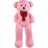 1001 Pembe Papyonlu Dev Pelüş Ayıcık,yumuşak ve Sevimli Büyük Boy Oyuncak Ayı,sarılmalık Sevgil