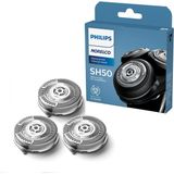 1001 Philips Norelco Orijinal SH50/52 Tıraş Başlıkları Norelco Tıraş Makinesi Serisi 5000 Yuvarlak - 1 Parça