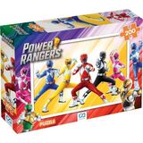 1001 Powerrangers Lisanslı 200 Parça 33X48CM Çocuk Puzzle Yapboz Serisi