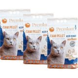 1001 Premium Plus Çam Peleti Kedi Kumu 15 Lt x 3 Lü Paket (45 Lt) Yavru/yetişkin Kediler ve Küçük H