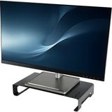1001 Prexua Riser Masaüstü Monitör Standı - Monitör Yükseltici (Siyah, Medium)