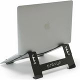 1001 Prexua Stepper Laptop Standı - Notebook Yükseltici Altlık - Metal - Siyah - STP4025 (Siyah, Mediu - secenek