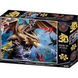 1001 Prime 3D - Dragon Clan - 500 Parça Yetişkin Puzzle