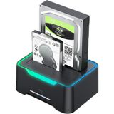 1001 Primex PX-2900 Sata 2.5/3.5 Inç HDD SSD Docking Station, USB 3.0 Çift Slot Harici Disk Okuyucu, R