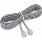 1001 Primex PX-KKT150 2CX0.10MMX7 15 Metre Adsl RJ11 Telefon Kablosu Gri, Adsl, Vdsl 2 Canlı Kablo - SECENEK