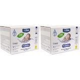 1001 Probiyotik Alkolsüz Parabensiz Yenidoğan Bebek Islak Mendili 720 Yaprak (18 x 40 Adet) (2 Paketi) - Beyaz - Gold