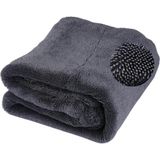 1001 Profesyonel 60X90CM 1200GSM Ultra Kalın Mikrofiber Araç Kurulama Havlusu Oto Yıkama Bezi Kurutma - Ahşap