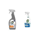 1001 Profesyonel Güçlü Yağ Çözücü Sprey 750 ml ve Cif Power Shine Cleanboost Sprey Temizleyici Ba