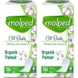 1001 P&s Günlük Ped Light Tekli 16 Adet 2li Paket