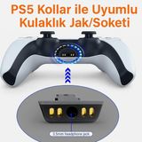 1001 Ps5 Kollar Ile Uyumlu 3,5mm Kulaklık Jakı Soketi