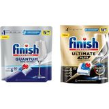 1001 Quantum 60 Kapsül + Finish Ultimate Plus 20 Kapsül Bulaşık Makinesi Tableti