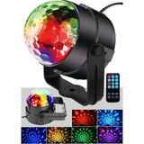 1001 QX-135 Mini LED Magic Disko Işığı Sahne Top Işık Sese Duyarlı Eğlence LED Işık - 0,5 W - Altın