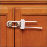 1001 Raylı Çekmece Dolap Kilidi Çocuk Güvenlik Koruma Kilit 2 Adet 22X4X0,4CM - 0 - 1 Yaş - Renkli