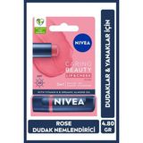 1001 Rose Renkli Nemlendirici Dudak Bakım Kremi 4.8gr, SPF30, Allık Etkisi, Dudak ve Yanaklar, E Vitami - SECENEK