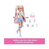 1001 Rüya Arkadaşlar Bebek ve Aksesuarları, Eklemleri Bükülebilen, Sarı Saçlı, Patenci Barbie 'ma