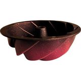 1001 Rüzgar Gülü Kek Kalıbı Cherry Red Kalın Döküm Üç Katmanlı Kaplama 620 Gram