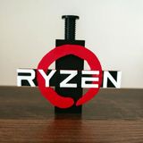 1001 Ryzen Logolu Ayarlanabilir Ekran Kartı Tutucu - Gpu Sarkma Önleyici Destek Aparatı (60MM - 105MM)