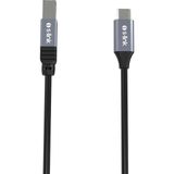 1001 S-Link SL-U2004 Type-C To Usb-B Yazıcı Kablosu, 1.5 Metre USB C Metal Başlıklı Siyah Printer Ka - SECENEK