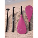 1001 Savaboards Çift Taraflı Sup Küreği – Alüminyum Paddle Board & Kayak Küreği (Pembe/mavi/siya