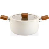 1001 Schafer Ceramoni Seramik Derin Tencere 20 Cm-Krem - ebat