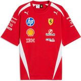 1001 Scuderia Ferrari F1 2026 Erkek Takım Sürücü Tişörtü - Kırmızı