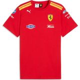 1001 Scuderia Ferrari F1 2026 Erkek Team Hypercar Sürücü Tişörtü - Kırmızı - secenek