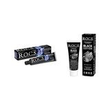 1001 Sensation Whitening Beyazlatıcı Diş Macunu (1 x 74 G) ve Rocs Black Edıtıon Kömür Özleri Ile - Ahşap